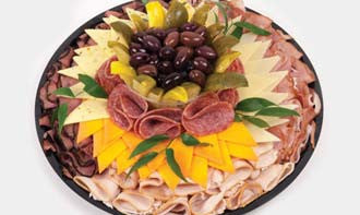 Sliced Meat and Cheese Platter